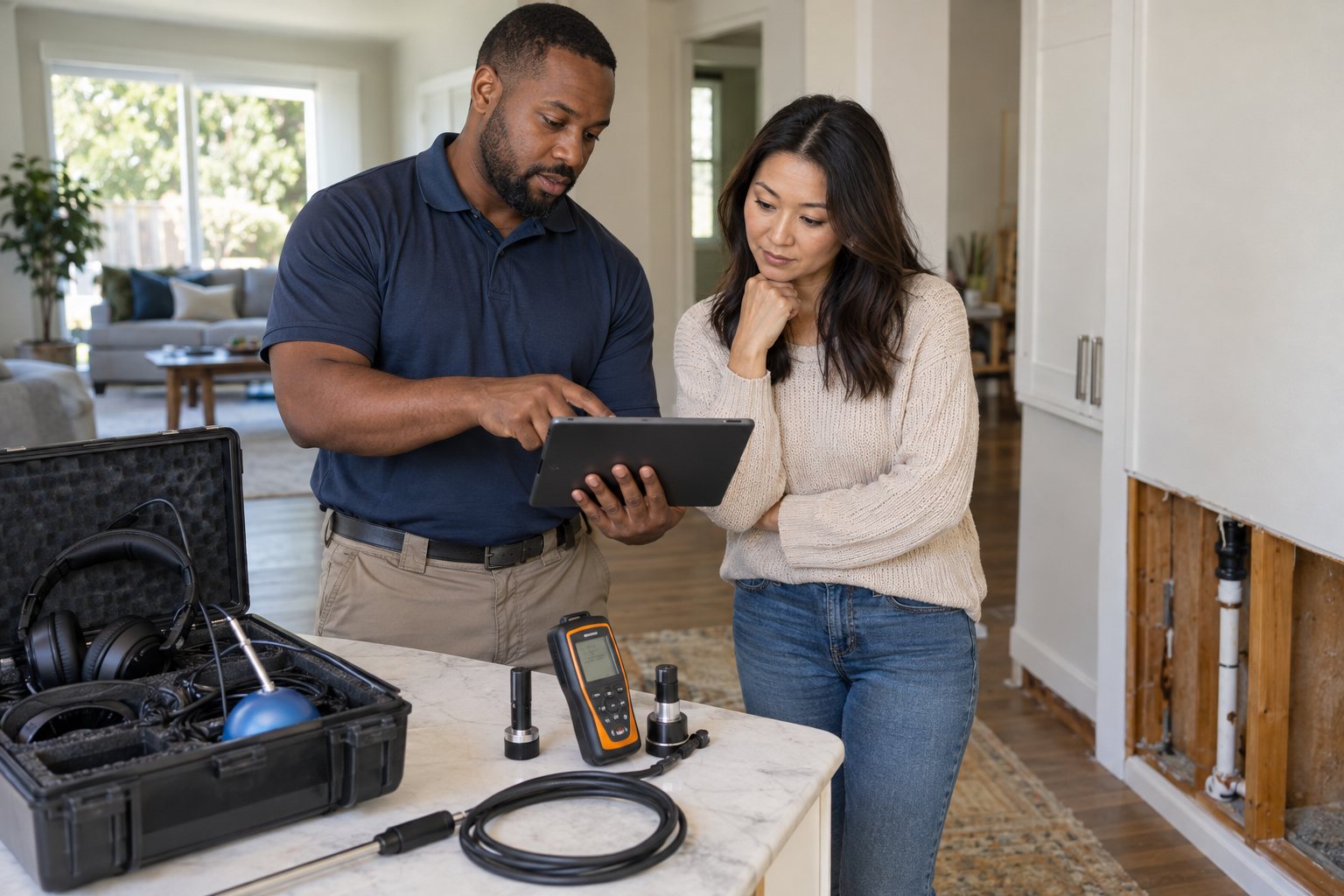 Discussing leak detection assessment options