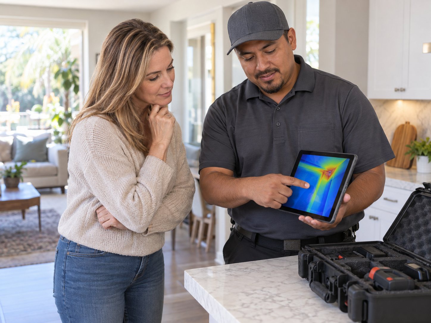 Reviewing leak detection findings and next steps
